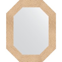 Зеркало Evoform Octagon 61x76 в багетной раме - Золотые дюны 90 мм