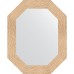 Зеркало Evoform Octagon 61x76 в багетной раме - Золотые дюны 90 мм