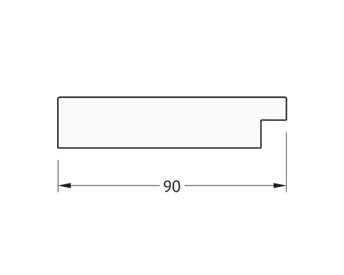Зеркало Evoform Octagon 76x96 в багетной раме - Чеканка золотая 90 мм