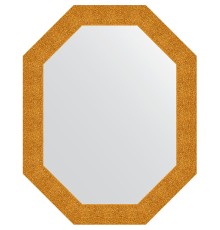 Зеркало Evoform Octagon 76x96 в багетной раме - Чеканка золотая 90 мм