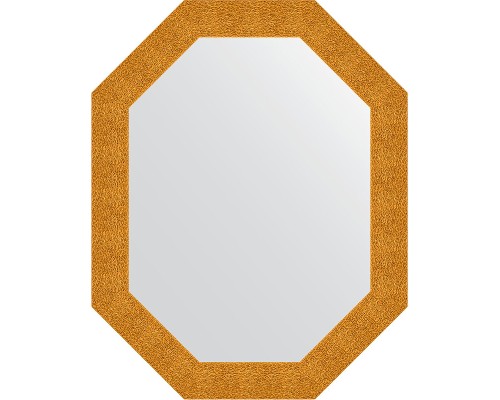 Зеркало Evoform Octagon 76x96 в багетной раме - Чеканка золотая 90 мм