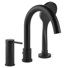 Смеситель на борт ванны Gessi Emporio Via tortona Черный матовый