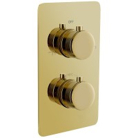 Смеситель для душа Boheme Cell 134-2-G с термостатом Золото