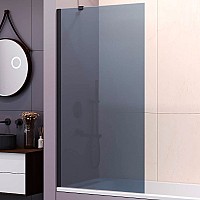 Шторка на ванну RGW Screens SC-150B 80х150 351115008-34 профиль Черный стекло тонированное