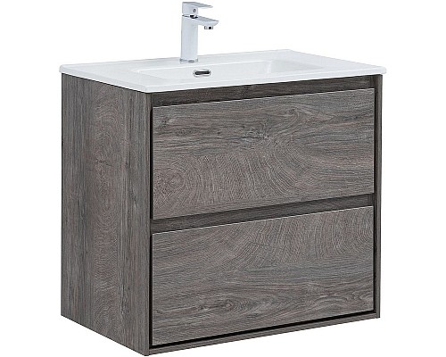Тумба под раковину Aquanet Милан 70 336373 подвесная Дуб рошелье