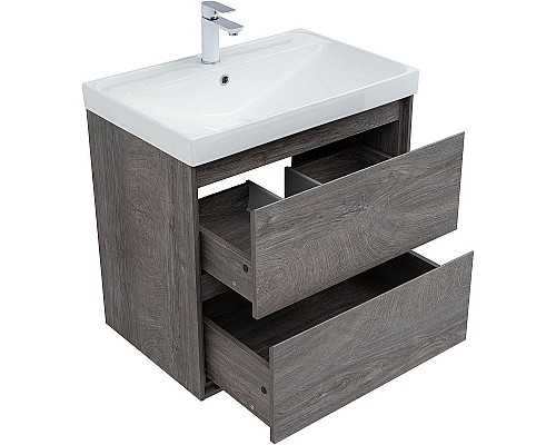 Тумба под раковину Aquanet Милан 70 336373 подвесная Дуб рошелье