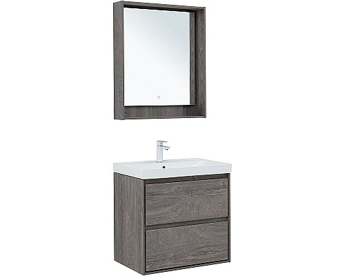 Тумба под раковину Aquanet Милан 70 336373 подвесная Дуб рошелье