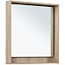 Зеркало Aquanet Милан 80 336405 с подсветкой Дуб светлый с сенсорным выключателем