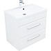 Тумба под раковину Aquanet Лукка 75 302397 подвесная Белая глянцевая