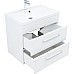 Тумба под раковину Aquanet Лукка 75 302397 подвесная Белая глянцевая