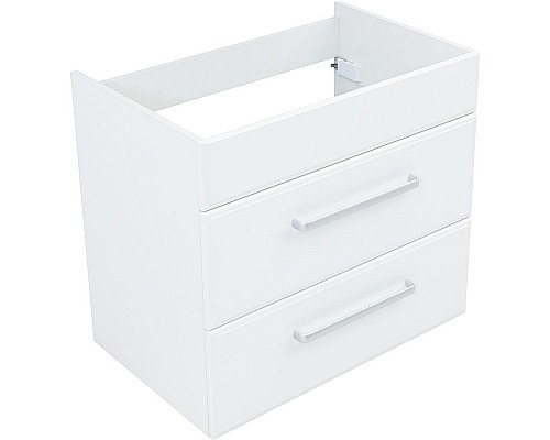 Тумба под раковину Aquanet Лукка 75 302397 подвесная Белая глянцевая