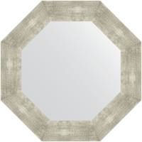 Зеркало Evoform Octagon 61х61 в багетной раме - Алюминий 90 мм