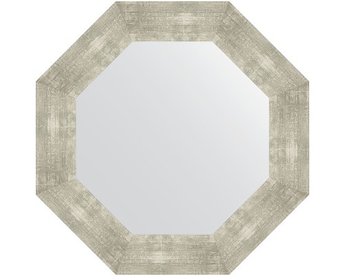 Зеркало Evoform Octagon 61х61 в багетной раме - Алюминий 90 мм