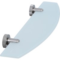 Стеклянная полка WasserKRAFT Tauber Никель