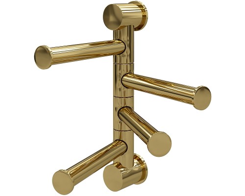 Полотенцедержатель WasserKRAFT K-1054PG поворотный Золото глянцевое