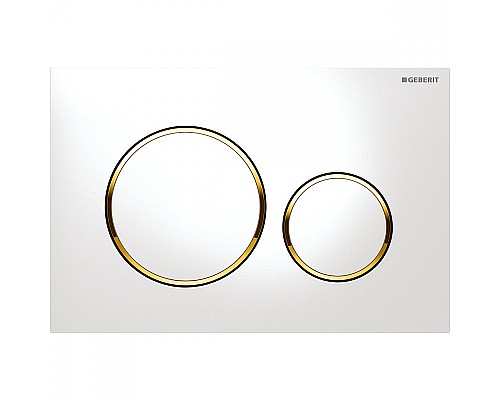 Клавиша смыва Geberit Sigma 20 115.882.KK.1 Белый/золото