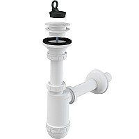 Сифон для раковины Alcaplast A421 Белый