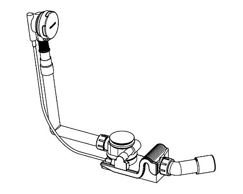 Слив-перелив Kaldewei 687772330999 полуавтомат Хром