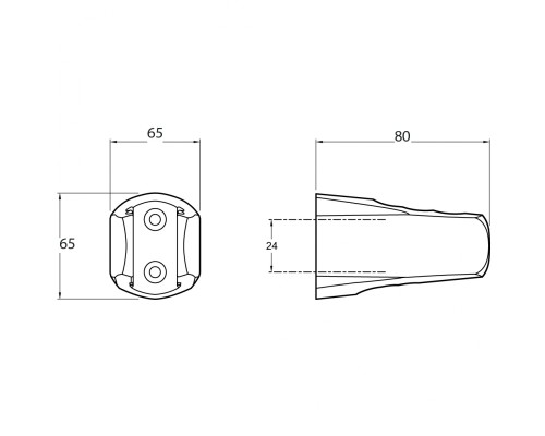 Держатель ручного душа Jacob Delafon E8A875-CP Хром