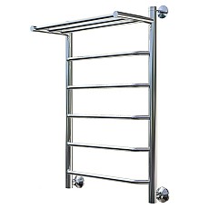 Водяной полотенцесушитель Тругор Браво 1 П НП 80x50 с полкой Хром