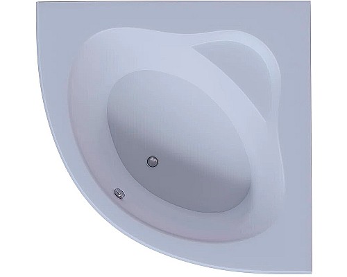 Акриловая ванна Aquatek Калипсо 146x146 KAL146-0000045 без гидромассажа с фронтальной панелью с каркасом (разборный) со слив-переливом