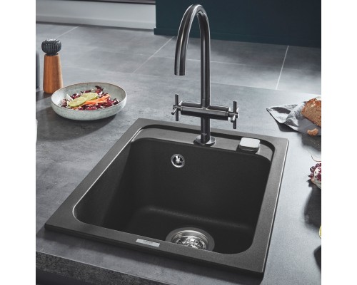 Кухонная мойка Grohe K700 40 Черный гранит