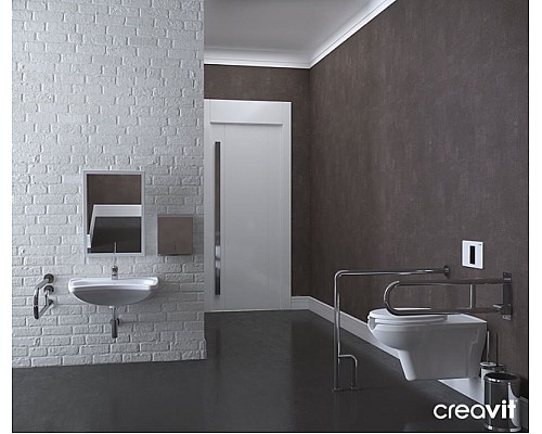 Унитаз Creavit BD320-11CB00E-0000 подвесной для инвалидов Белый без сиденья