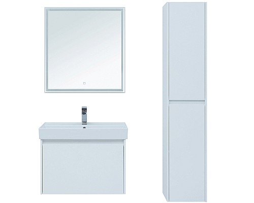 Комплект мебели для ванной Aquanet Nova Lite 75 242296 подвесной Белый
