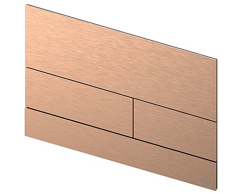 Клавиша смыва Tece Square II 9240848 (9240840) для унитаза PVD Brushed Red Gold