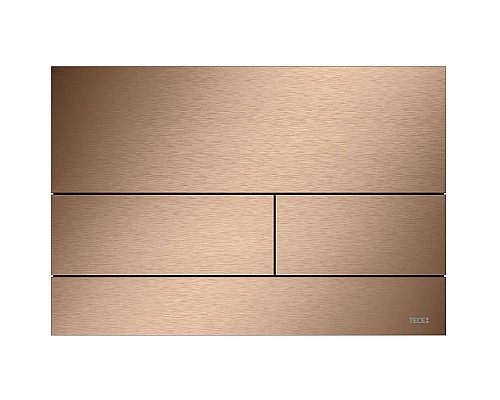 Клавиша смыва Tece Square II 9240848 (9240840) для унитаза PVD Brushed Red Gold