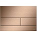 Клавиша смыва Tece Square II 9240848 (9240840) для унитаза PVD Brushed Red Gold
