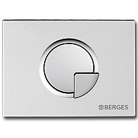 Клавиша смыва Berges Novum R2 040022 Хром матовый