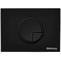 Клавиша смыва Berges Novum R5 040025 Черная