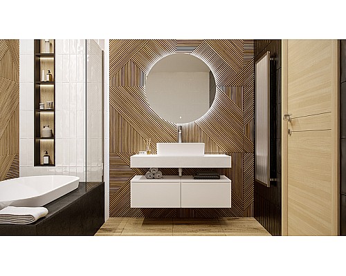 Тумба Velvex Unique Unit 60 tp.UNI.60.1Y подвесная Белая глянцевая