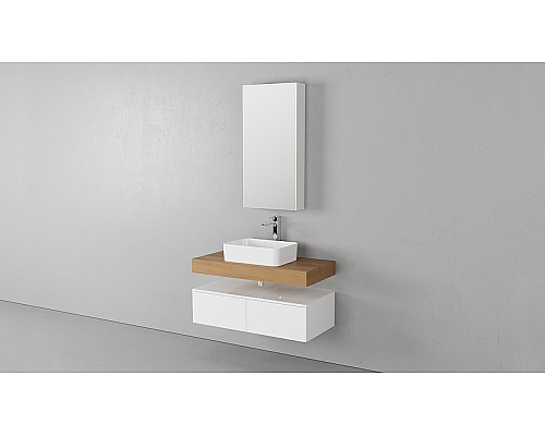 Тумба Velvex Unique Unit 60 tp.UNI.60.1Y подвесная Белая глянцевая