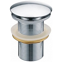 Донный клапан Kaiser 8038 click-clack Хром