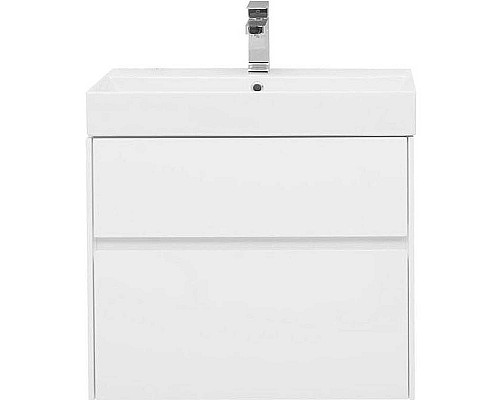 Тумба с раковиной Aquanet Бруклин 70 212597 подвесная Белая