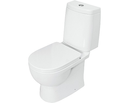 Унитаз-компакт Sanita Luxe Fest SL DM WC.CC/Fest/2-DM/WHT.G/S1 с бачком и сиденьем Микролифт