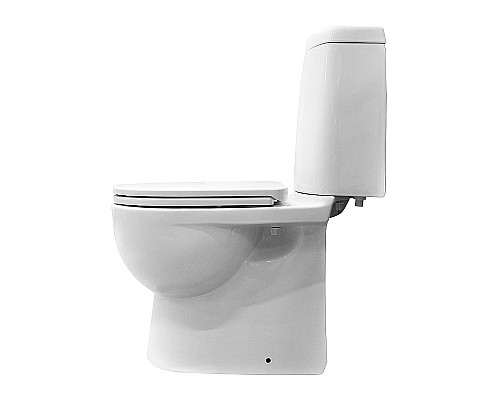 Унитаз-компакт Sanita Luxe Fest SL DM WC.CC/Fest/2-DM/WHT.G/S1 с бачком и сиденьем Микролифт