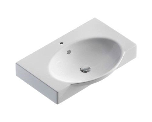 Раковина Sanita Luxe Infinity 65 F01 WB.FN/Infinity/65-C/WHT.G/S1 Белая