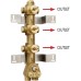 Скрытая часть для смесителя Bossini 3 Outlets G 3/4
