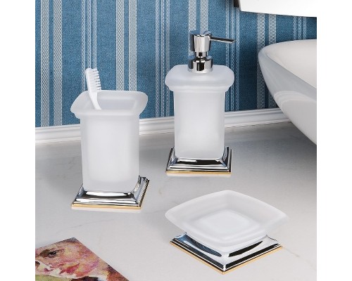 Дозатор для жидкого мыла Colombo Design Portofino B9326.CR2-VAN Хром Золото