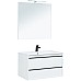 Тумба с раковиной Aquanet Lino 90 271949 подвесная Белая матовая