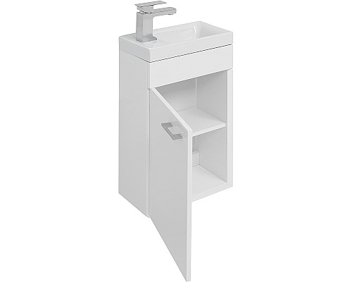 Тумба с раковиной Aquanet Нота 40 L 254044 подвесная Белая