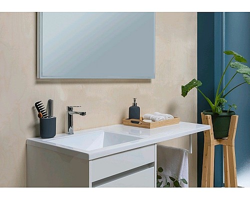 Тумба с раковиной Aquanet Токио 110 L 239204 Белая