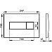 Инсталляция Alcaplast Sadromodul AM101/1120-3:1 RU M371-0001 для унитаза с клавишей смыва Хром глянец
