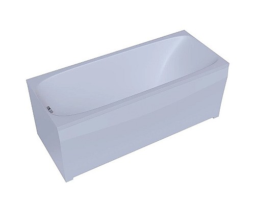 Акриловая ванна Aquatek Альфа 150x70 ALF150-0000031 без гидромассажа с фронтальной панелью с каркасом (разборный) со слив-переливом (слева)