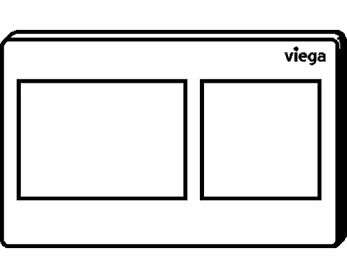 Инсталляция Viega Prevista Dry 8524.14 792596 для унитаза с клавишей смыва Хром