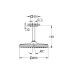 Верхний душ Grohe Tempesta 250 26688000 Хром