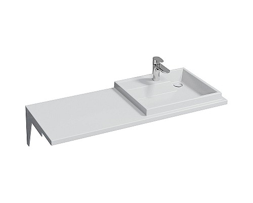 Раковина СанТа Юпитер 120 R 900125 на стиральную машину Белая